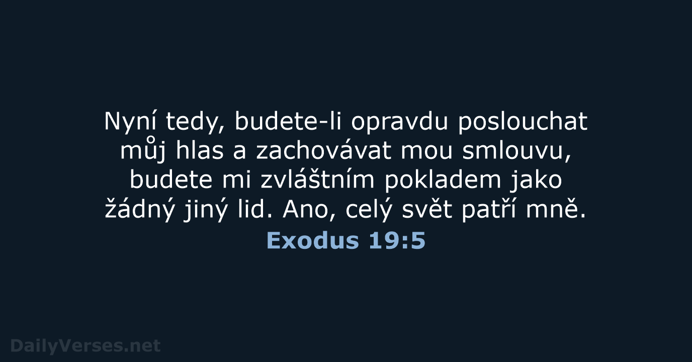 Exodus 19:5 - B21