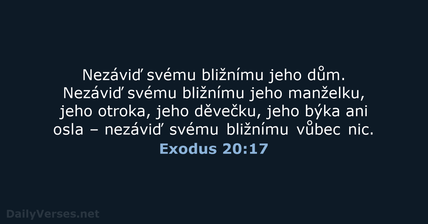 Exodus 20:17 - B21