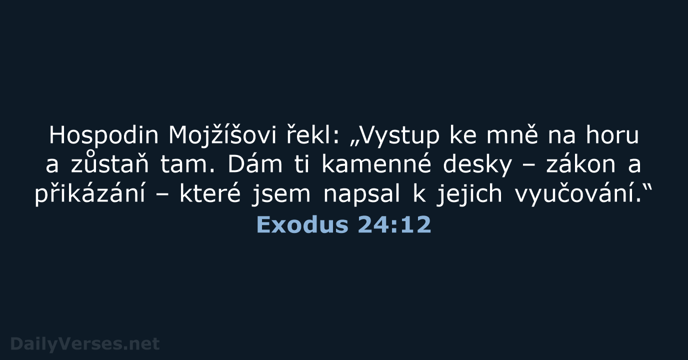 Exodus 24:12 - B21