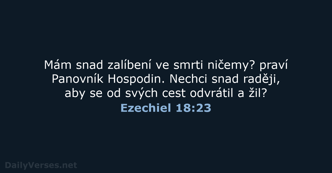 Ezechiel 18:23 - B21