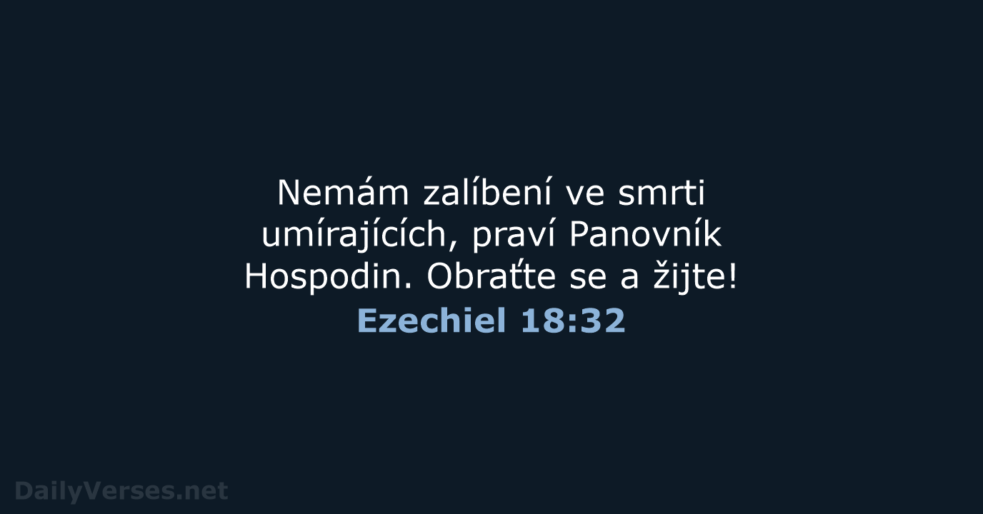 Ezechiel 18:32 - B21
