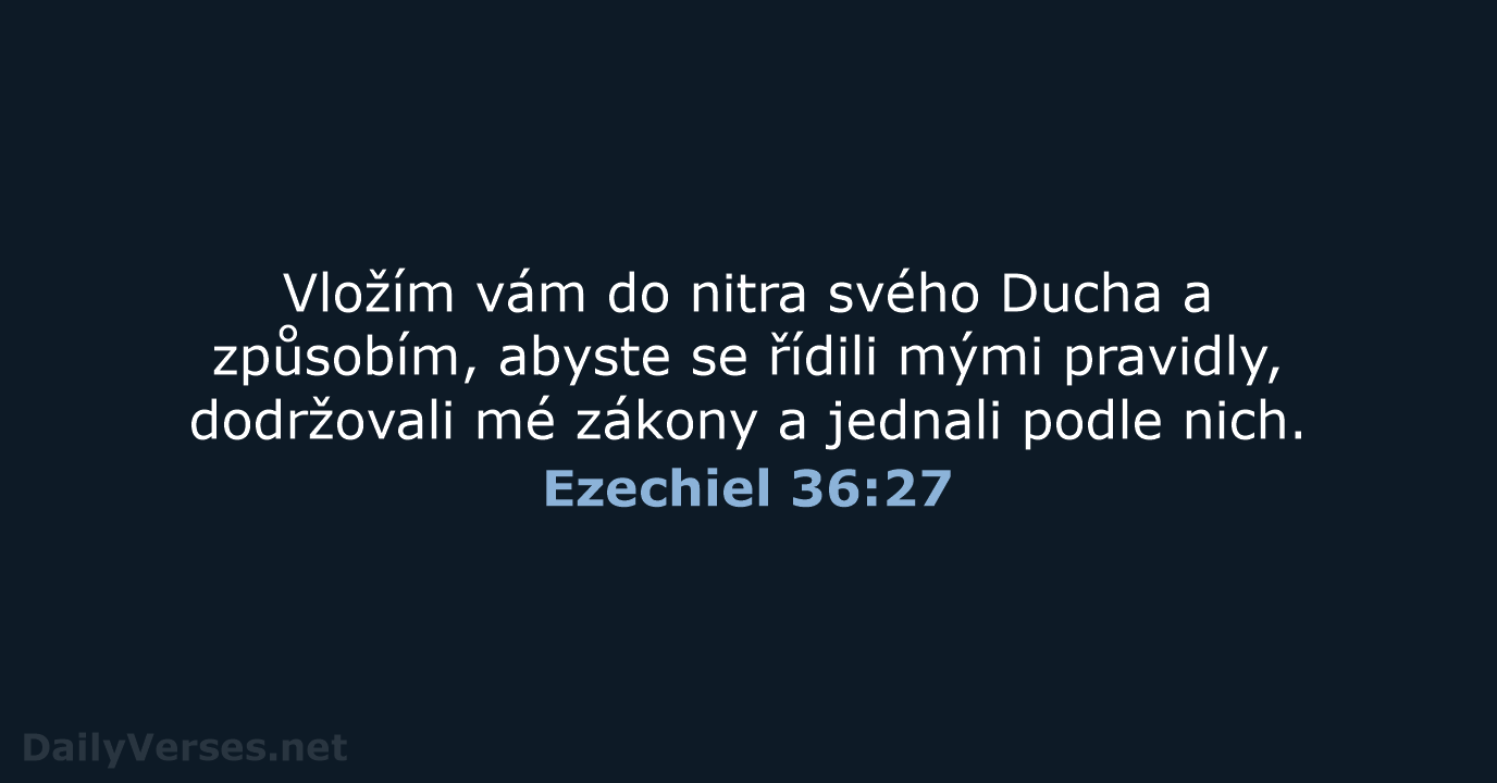 Ezechiel 36:27 - B21