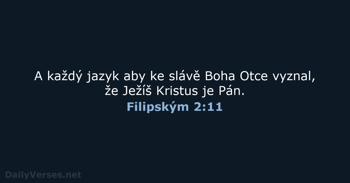 Filipským 2:11 - B21