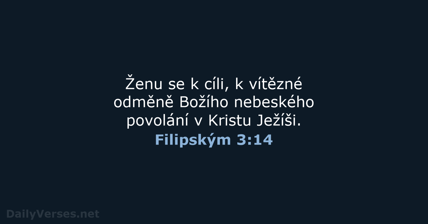 Filipským 3:14 - B21