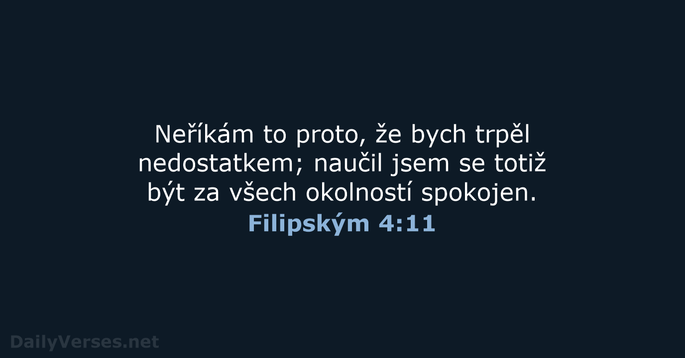 Filipským 4:11 - B21