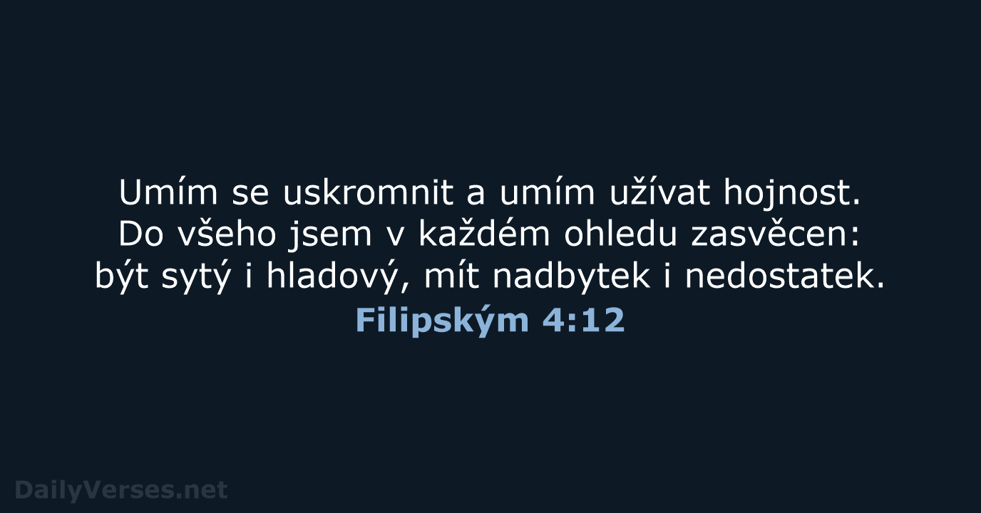 Filipským 4:12 - B21