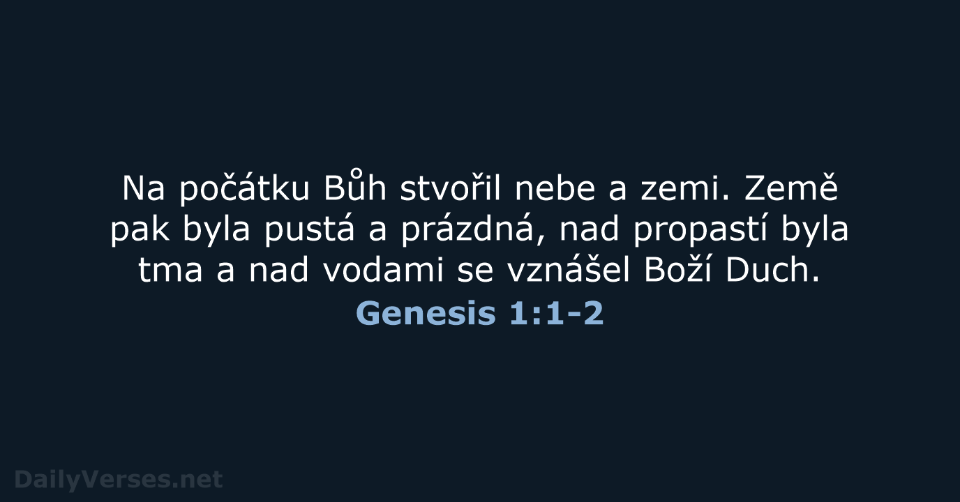 Genesis 1:1-2 - B21