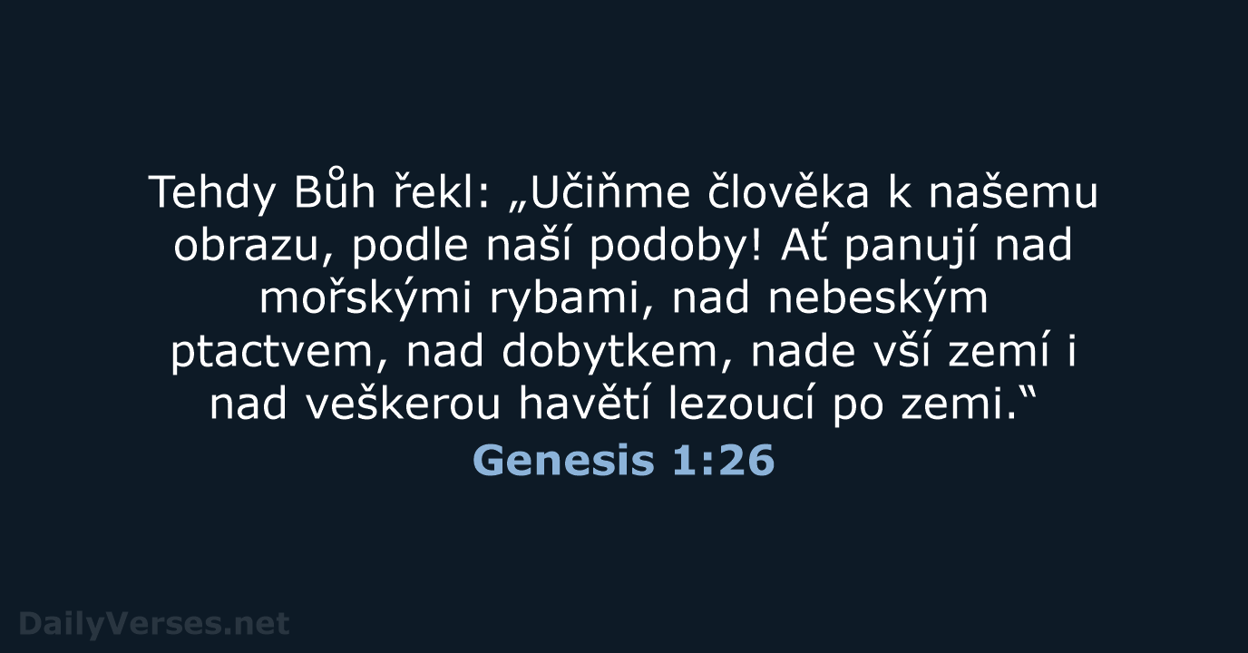 Genesis 1:26 - B21