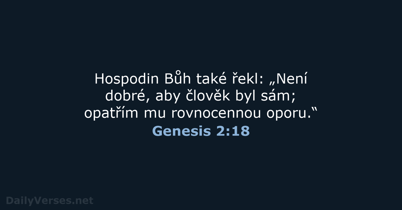 Genesis 2:18 - B21