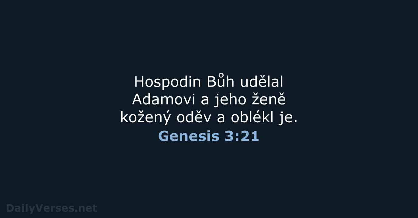 Genesis 3:21 - B21