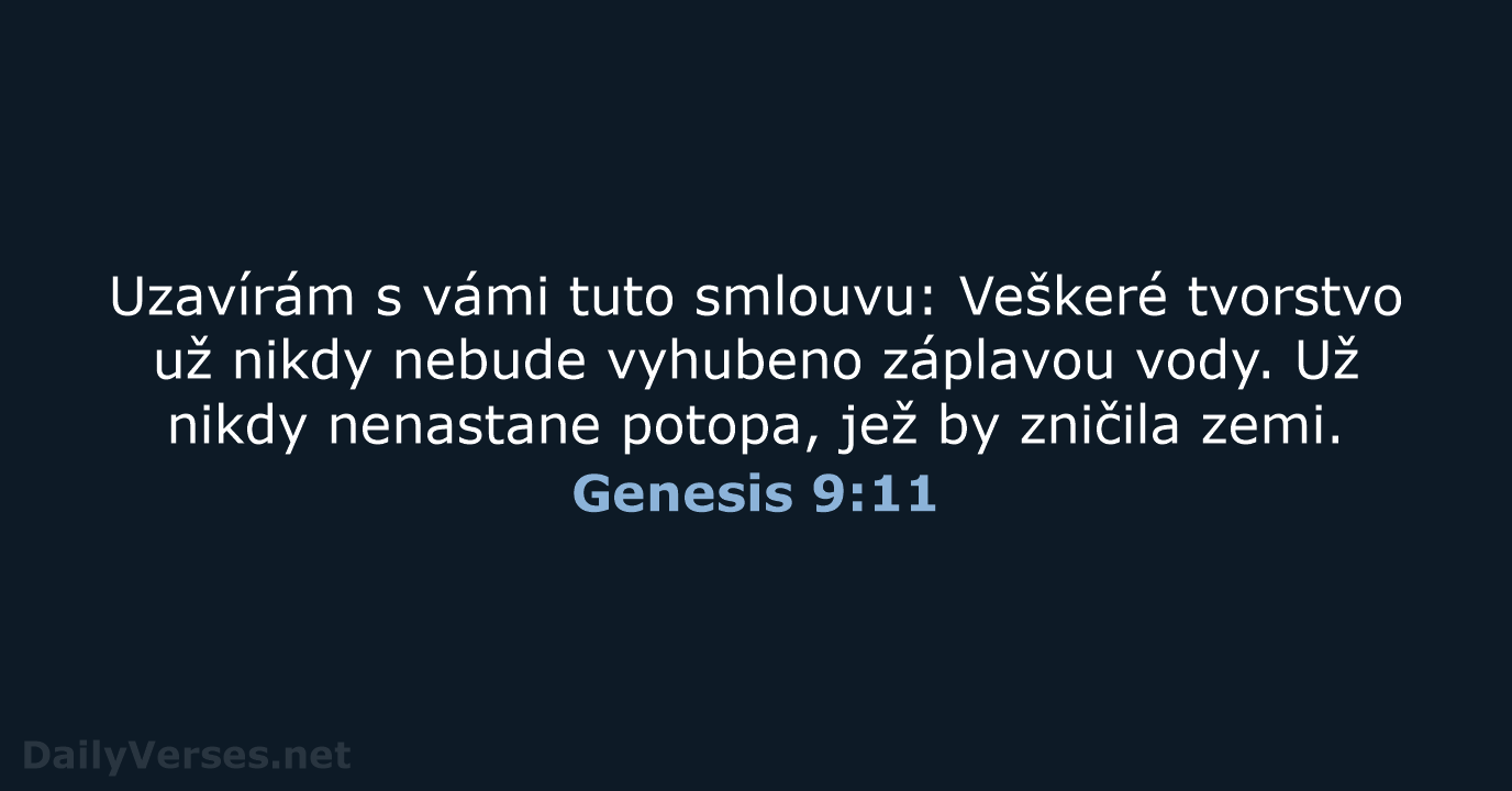 Genesis 9:11 - B21