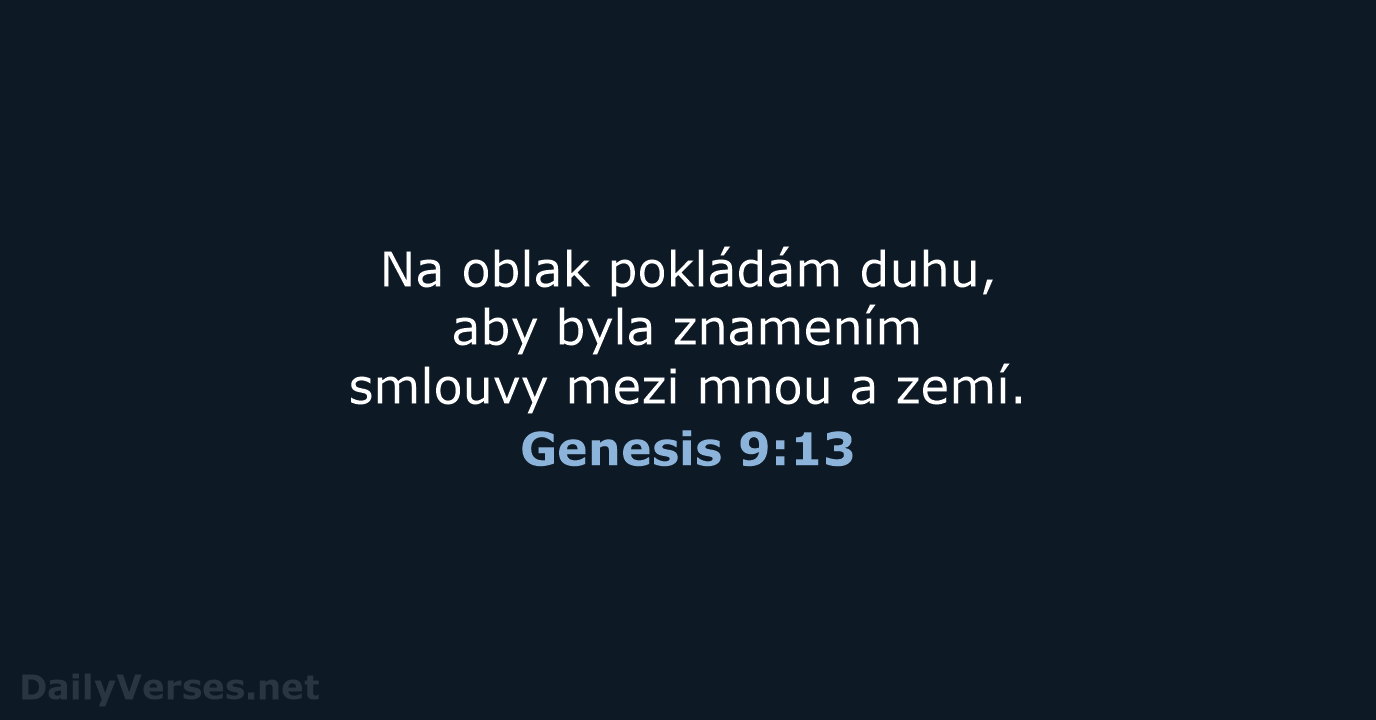 Genesis 9:13 - B21