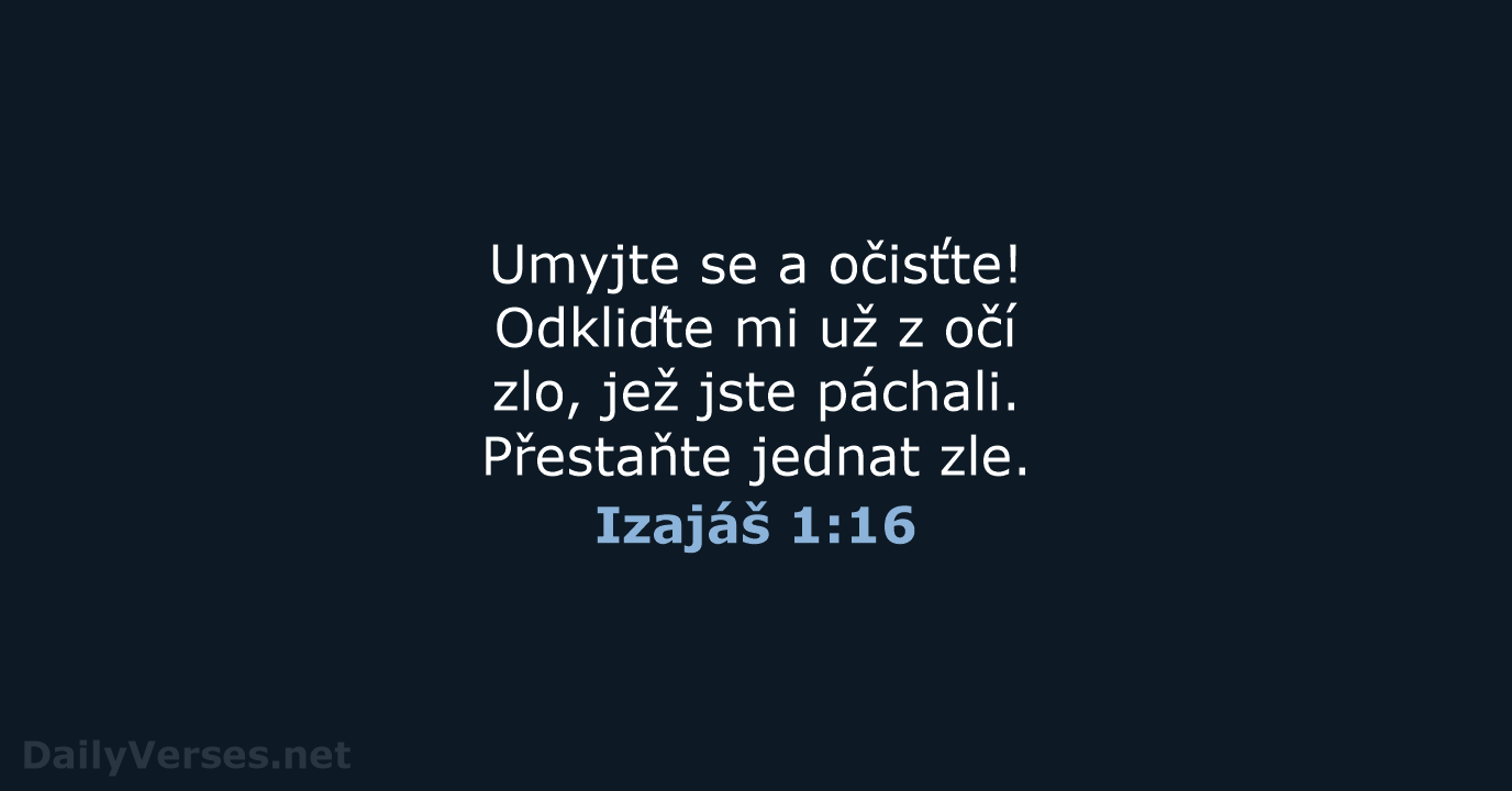 Izajáš 1:16 - B21