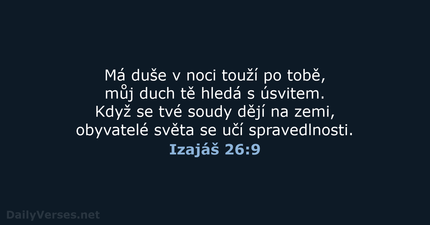 Izajáš 26:9 - B21
