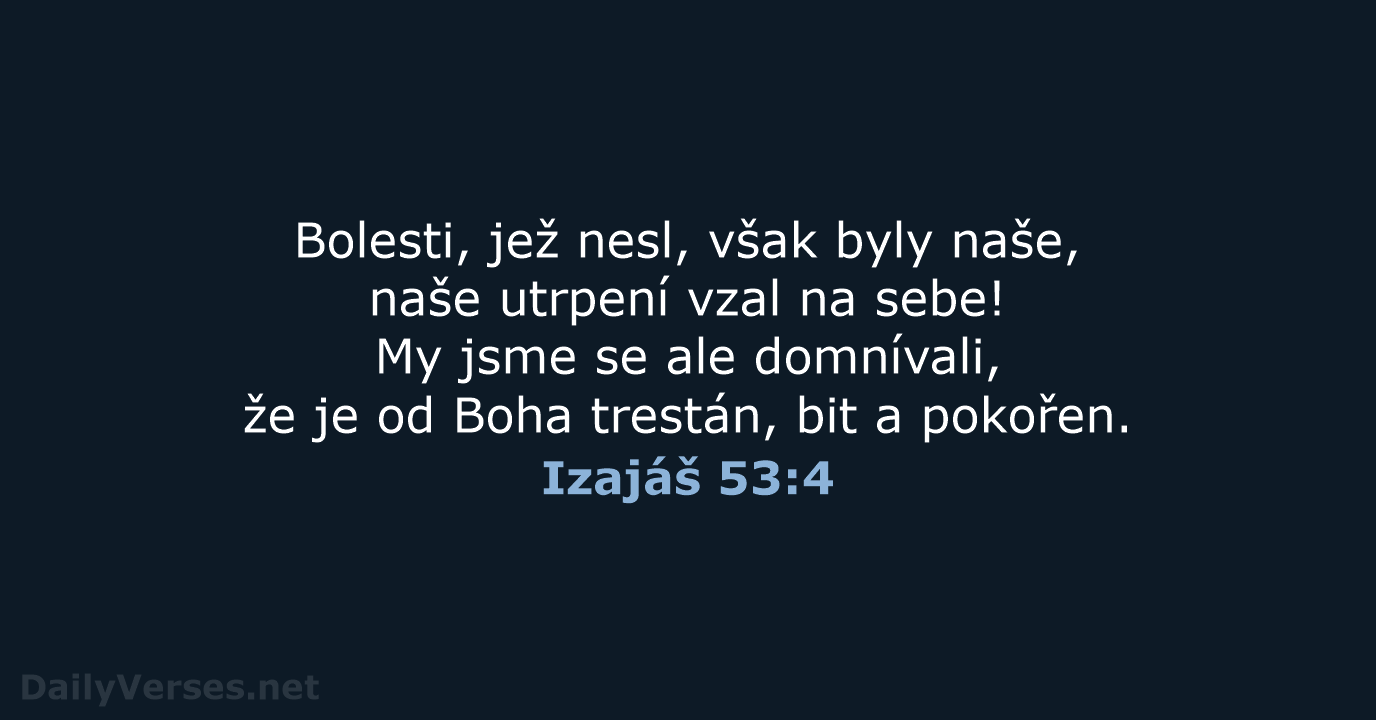 Izajáš 53:4 - B21