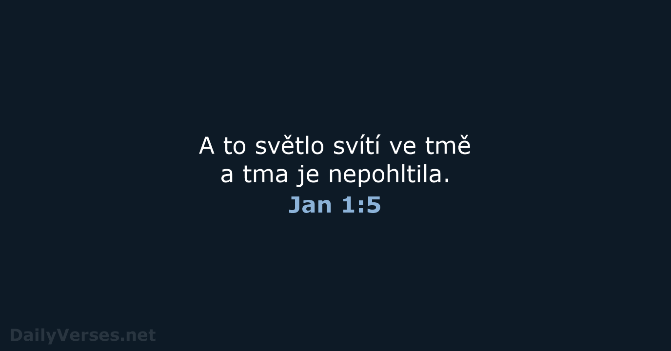 Jan 1:5 - B21