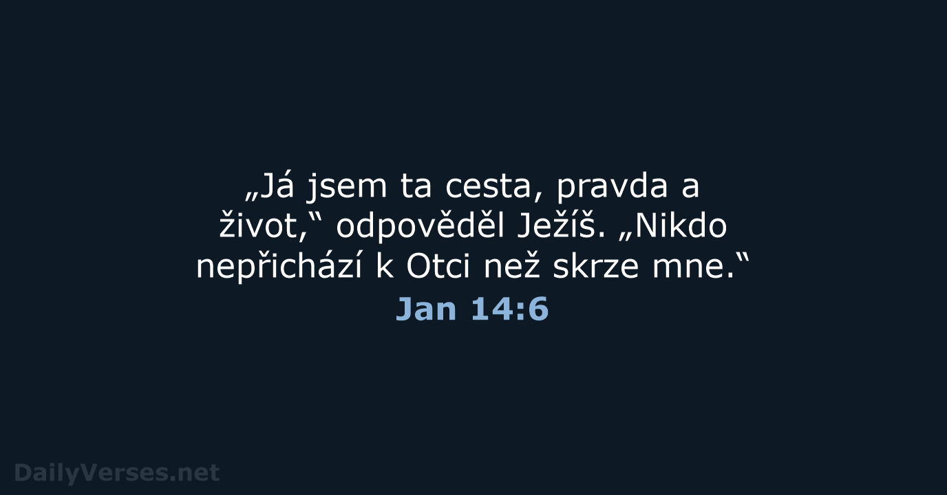 Jan 14:6 - B21