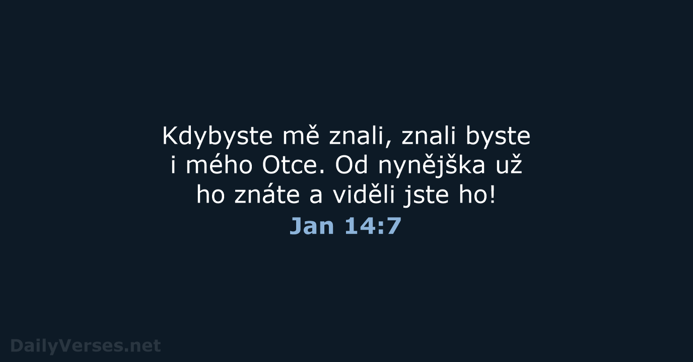 Jan 14:7 - B21