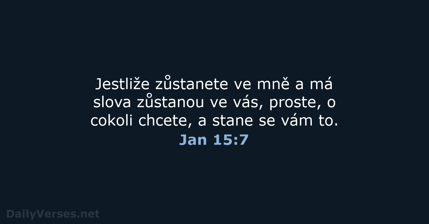 Jan 15:7 - B21