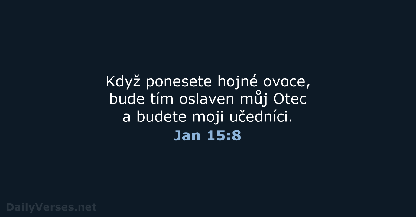 Jan 15:8 - B21