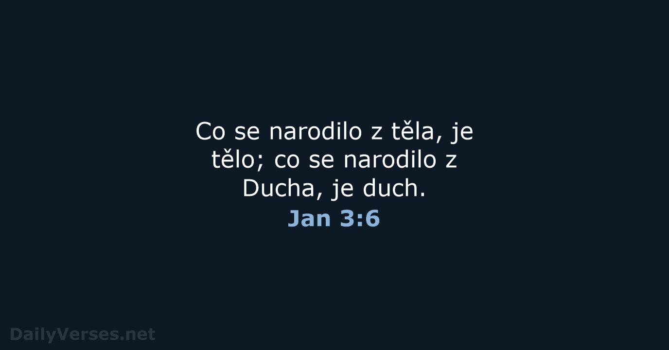 Jan 3:6 - B21