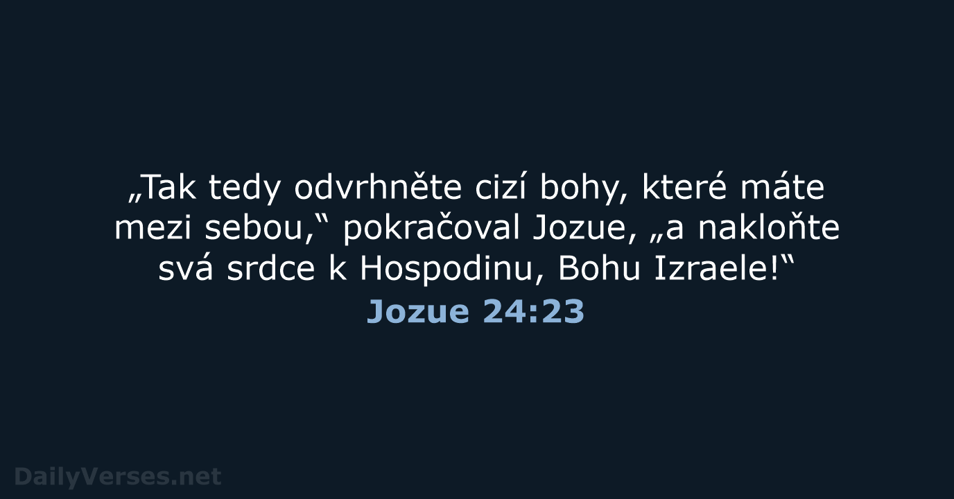 Jozue 24:23 - B21
