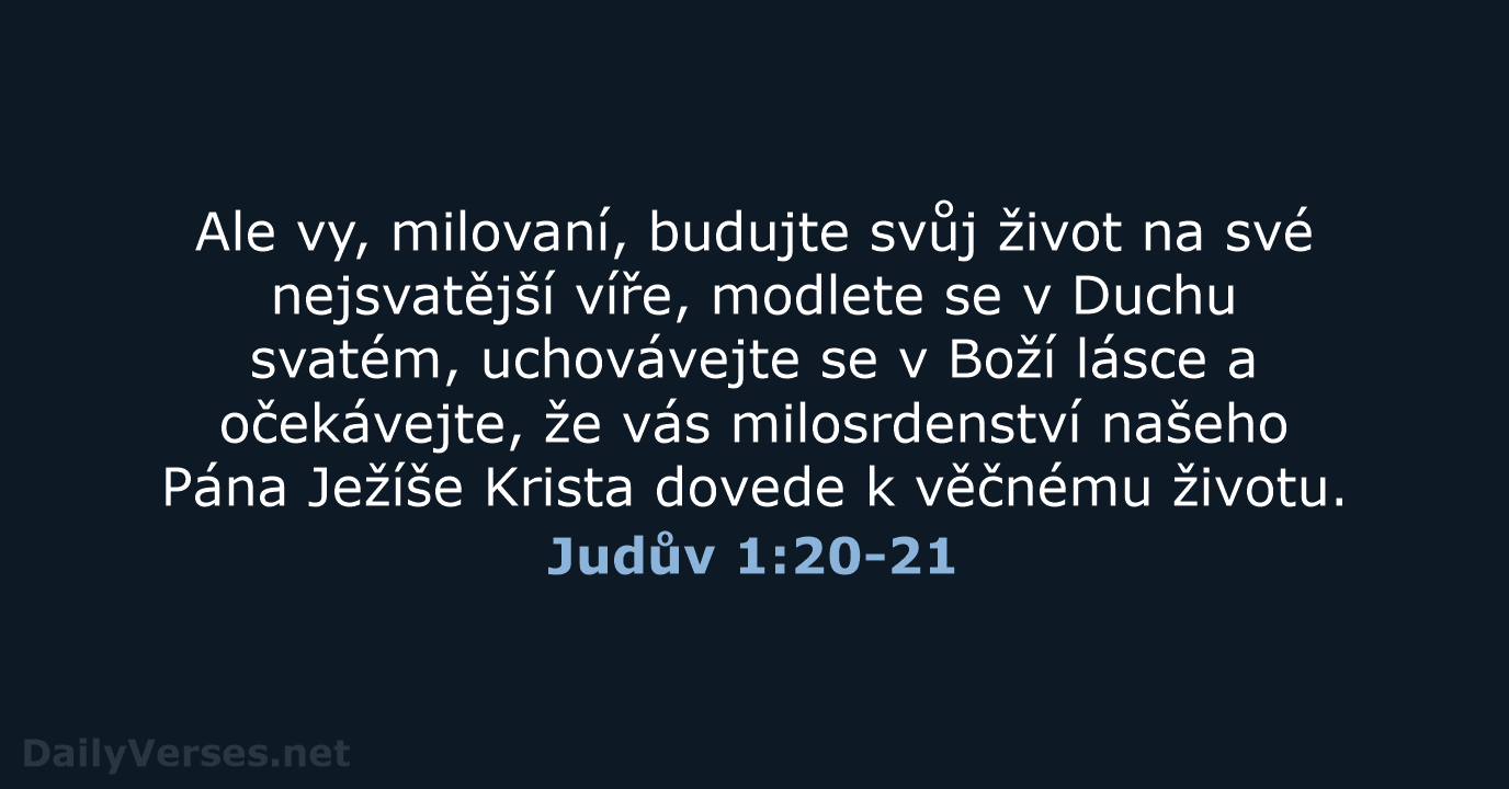 Judův 1:20-21 - B21