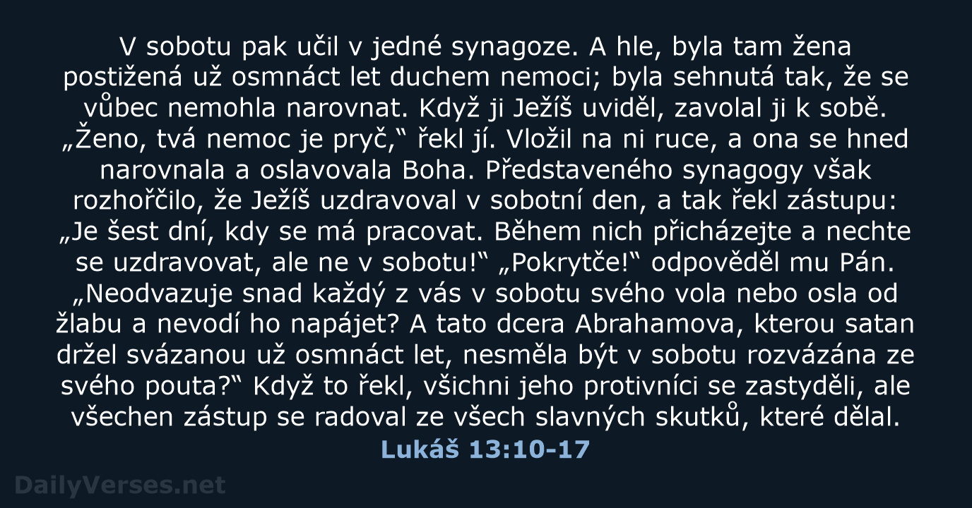 Lukáš 13:10-17 - B21