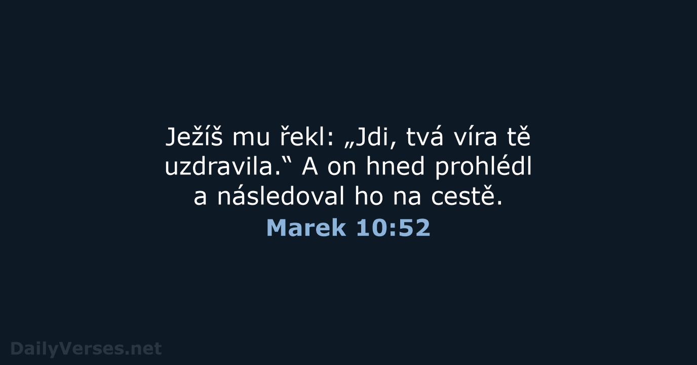 Marek 10:52 - B21