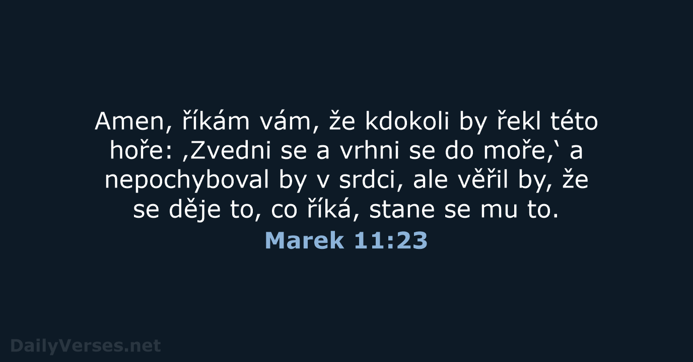 Marek 11:23 - B21
