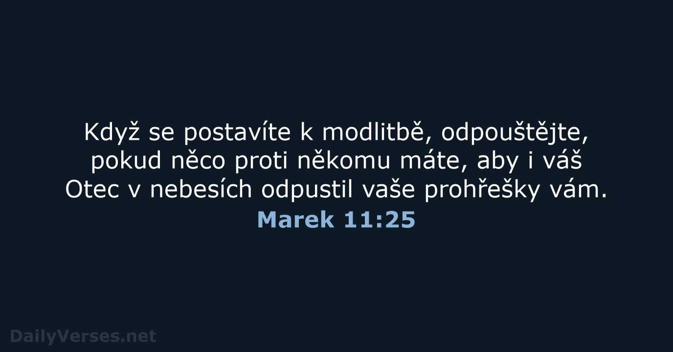 Marek 11:25 - B21