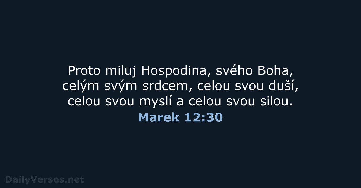 Marek 12:30 - B21