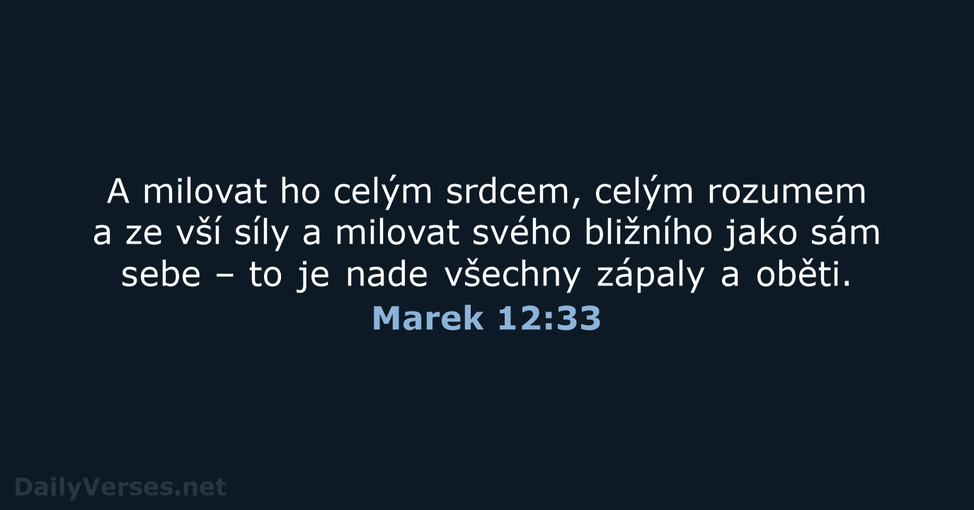 Marek 12:33 - B21