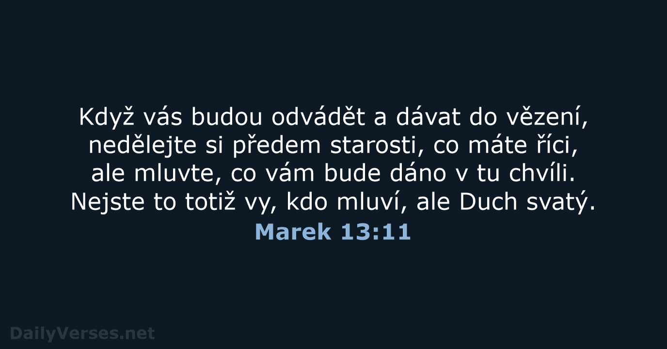 Marek 13:11 - B21