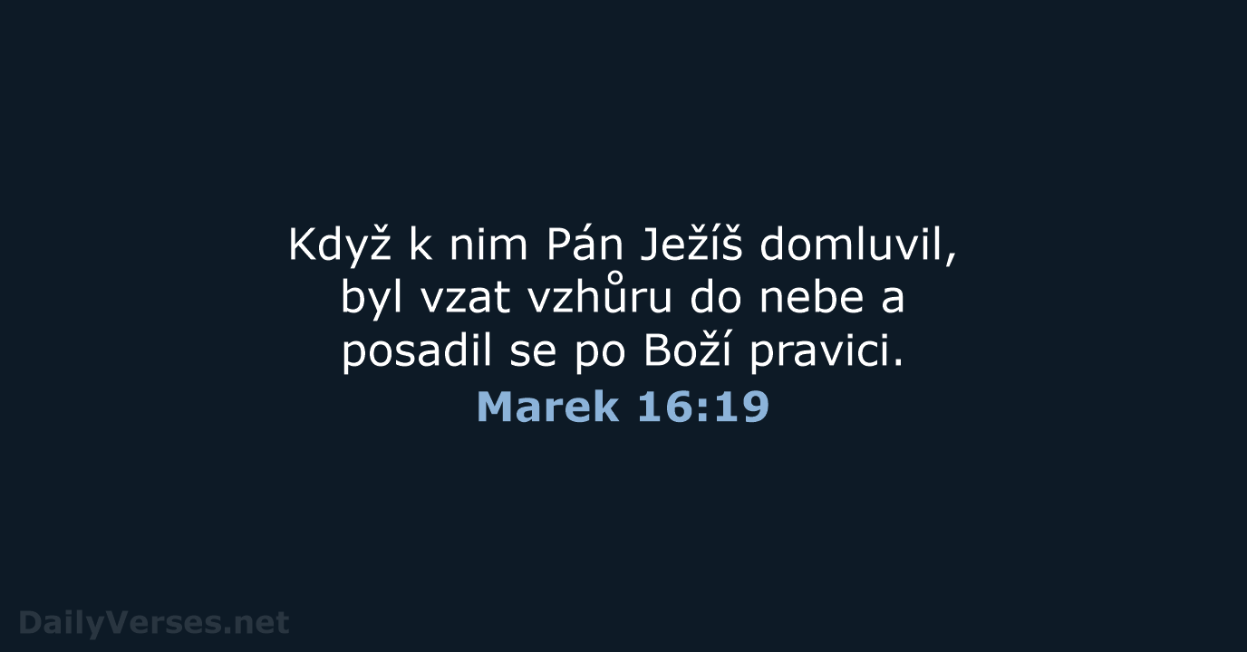 Marek 16:19 - B21