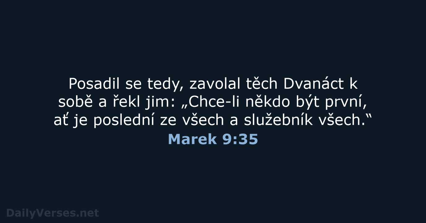 Marek 9:35 - B21