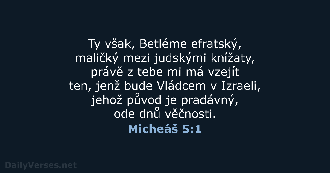 Micheáš 5:1 - B21