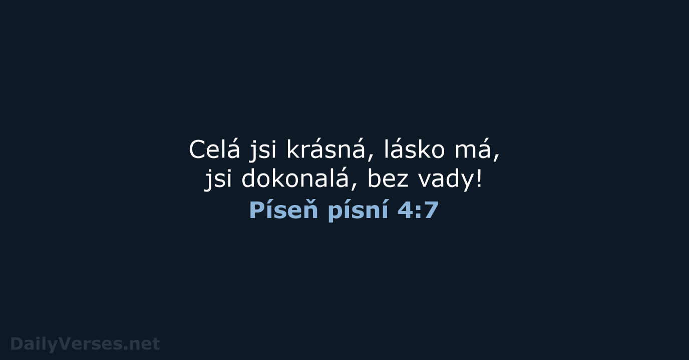 Píseň písní 4:7 - B21