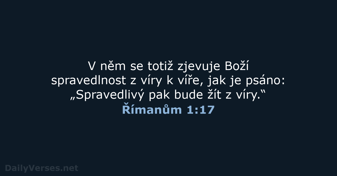 Římanům 1:17 - B21