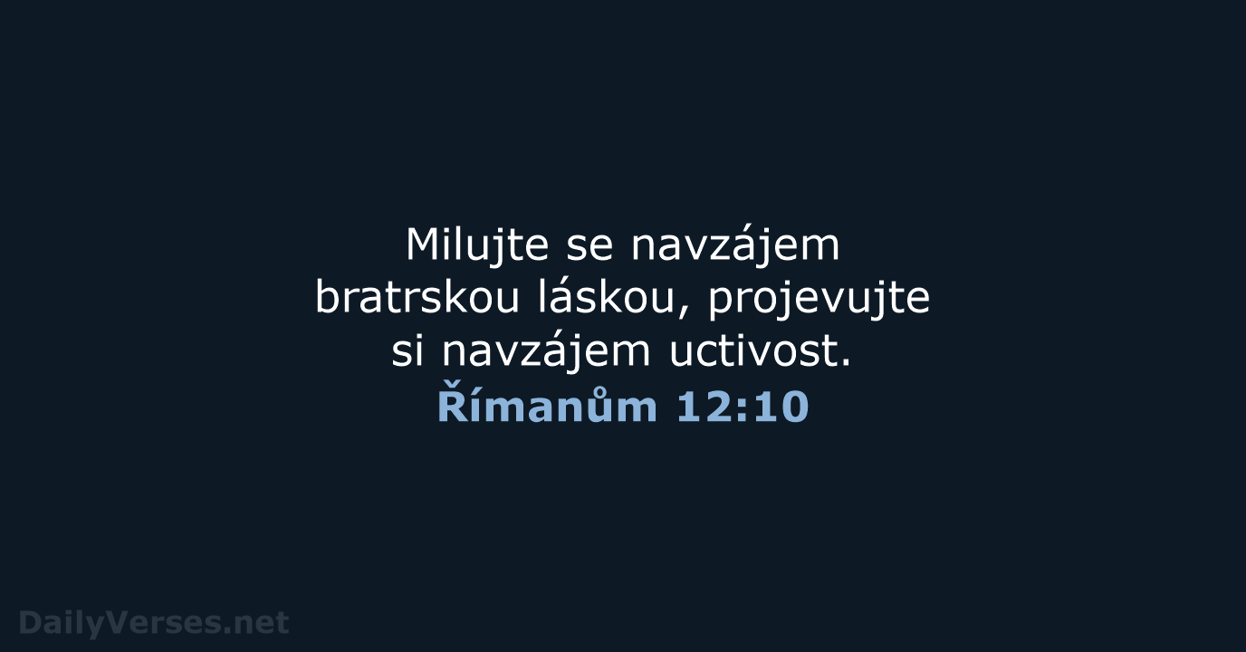 Římanům 12:10 - B21