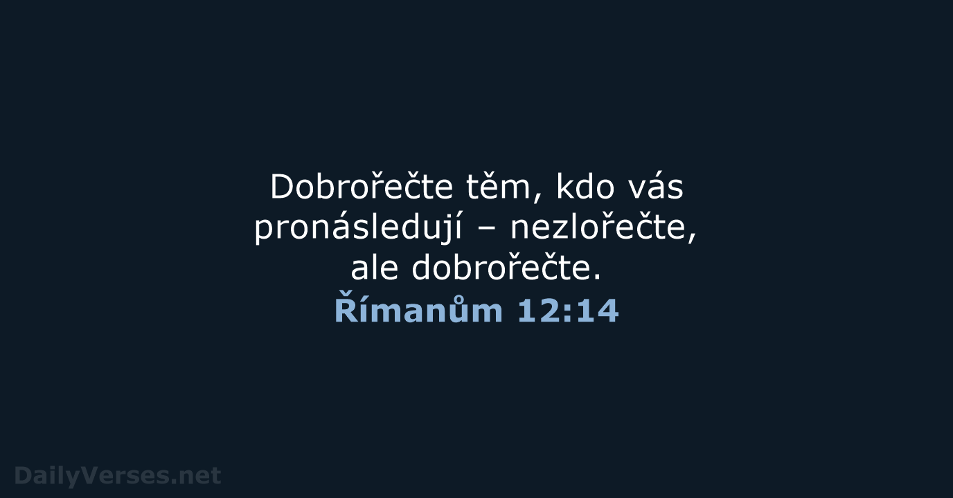 Římanům 12:14 - B21