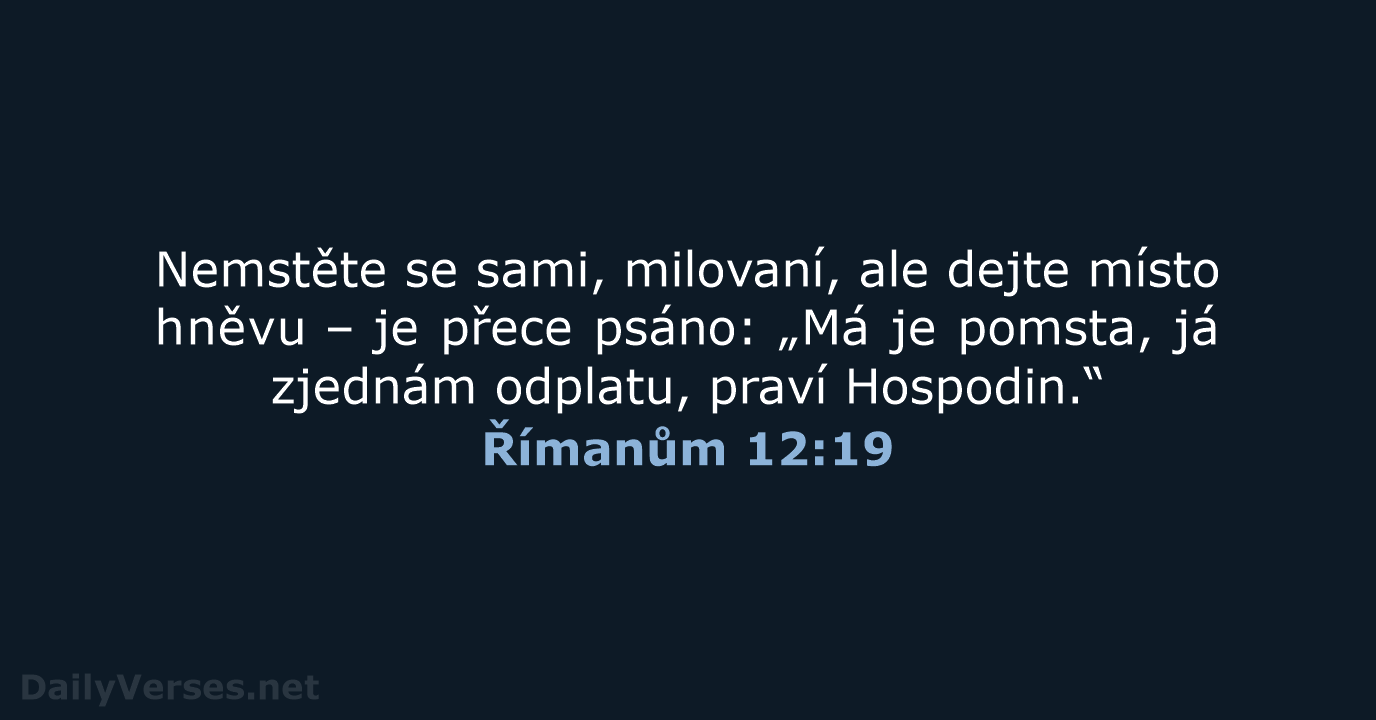 Římanům 12:19 - B21