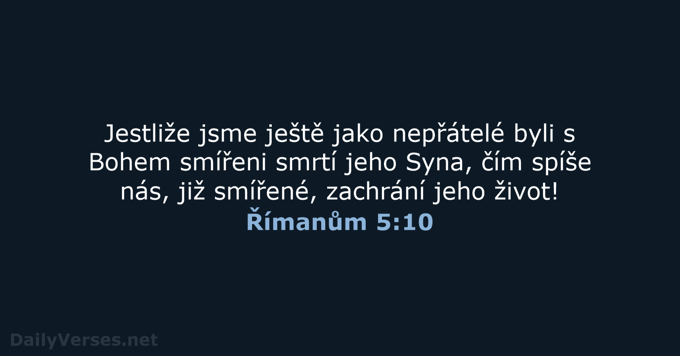 Římanům 5:10 - B21