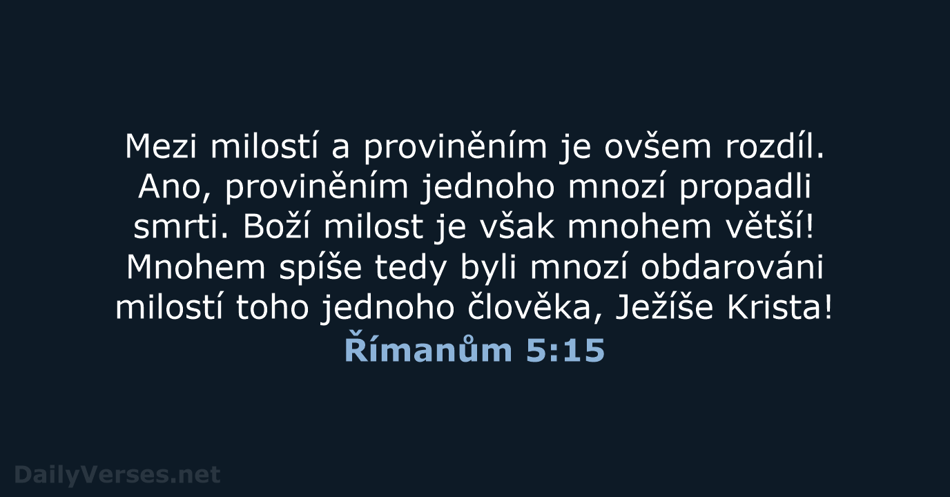 Římanům 5:15 - B21