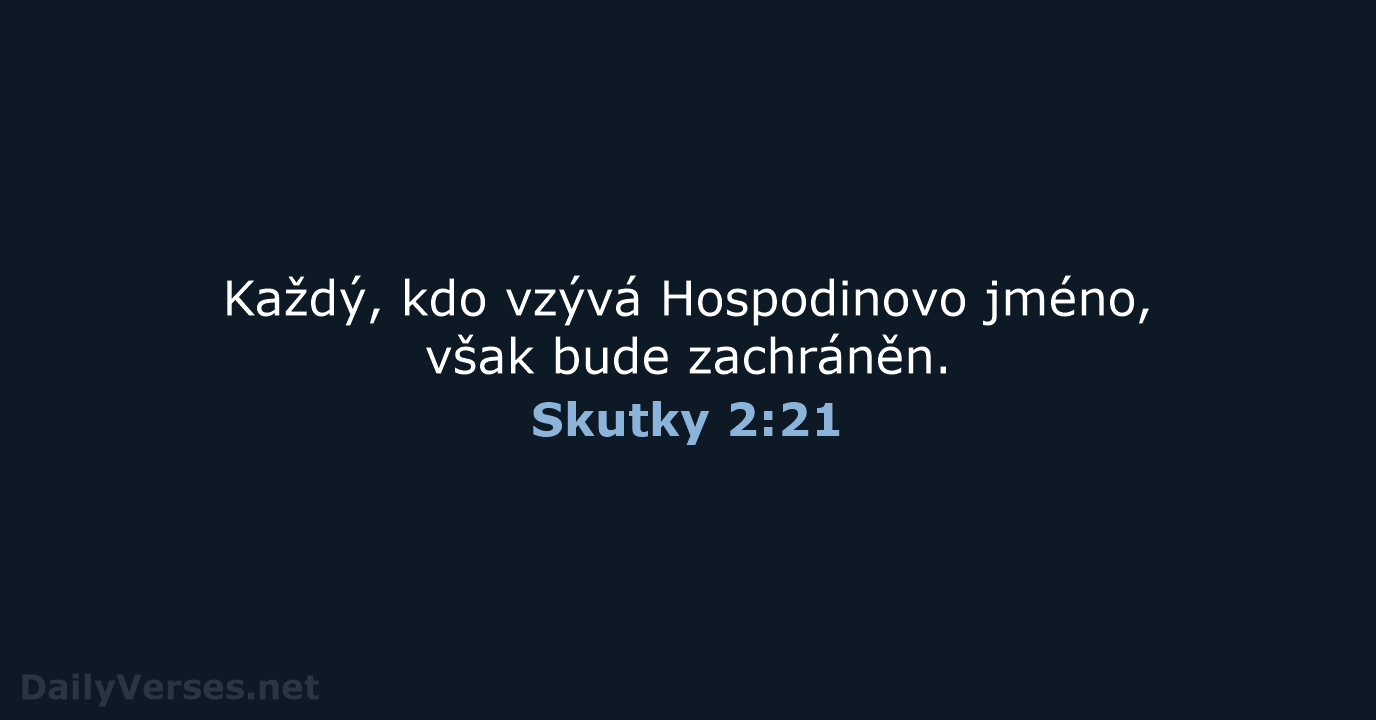Skutky 2:21 - B21