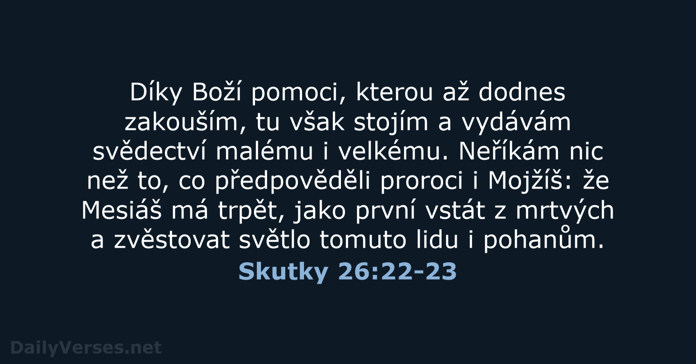 Skutky 26:22-23 - B21