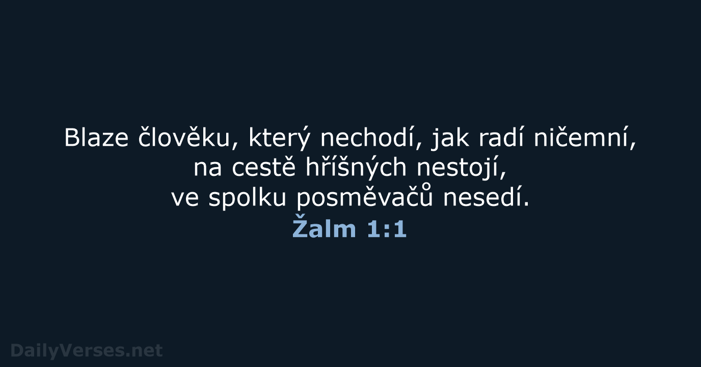 Žalm 1:1 - B21