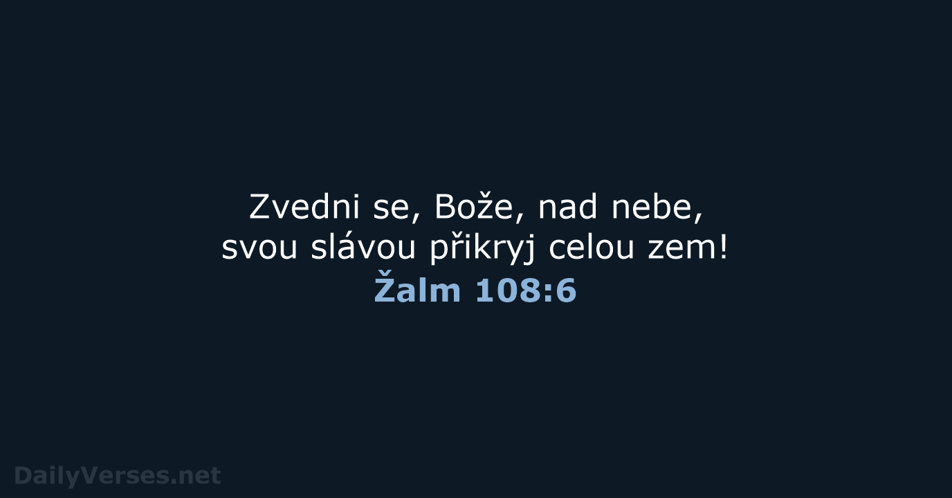 Žalm 108:6 - B21