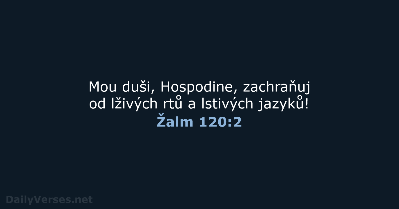 Žalm 120:2 - B21