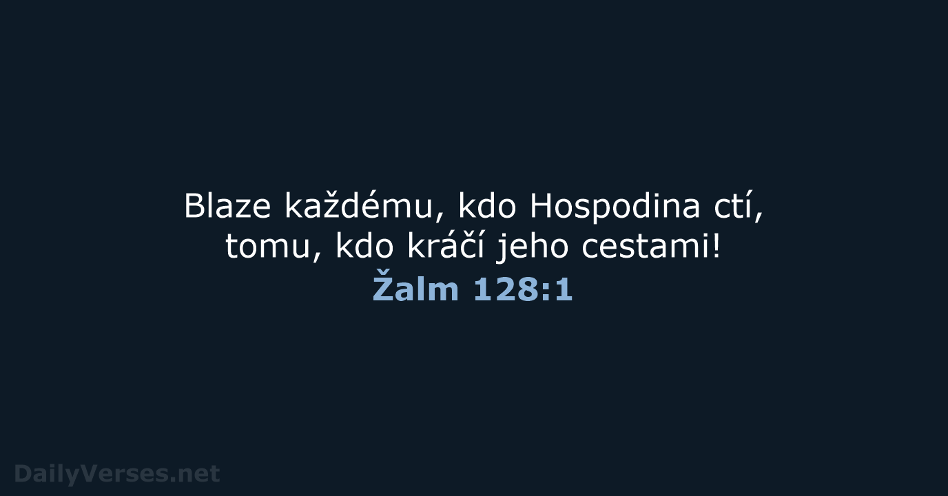 Žalm 128:1 - B21